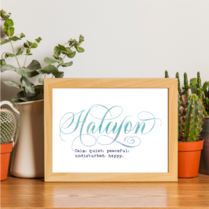 Halcyon (Word Nerd Series)